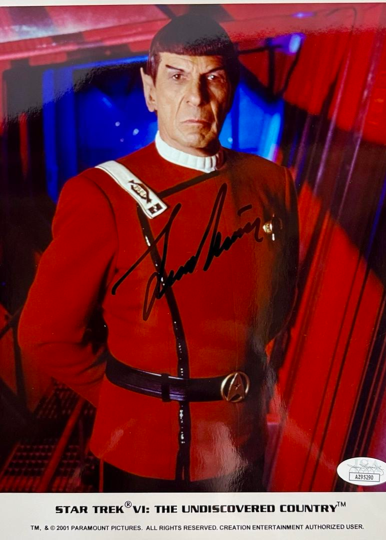 Leonard Nimoy Signed 8x10 Photo (Star Trek) - JSA COA #02